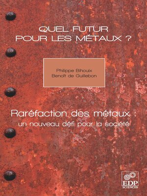 cover image of Quel futur pour les métaux ?